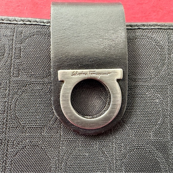 Salvatore Ferragamo Black Leather Long Wallet | Gancini | Authentic | RA COA - Picture 4 of 13